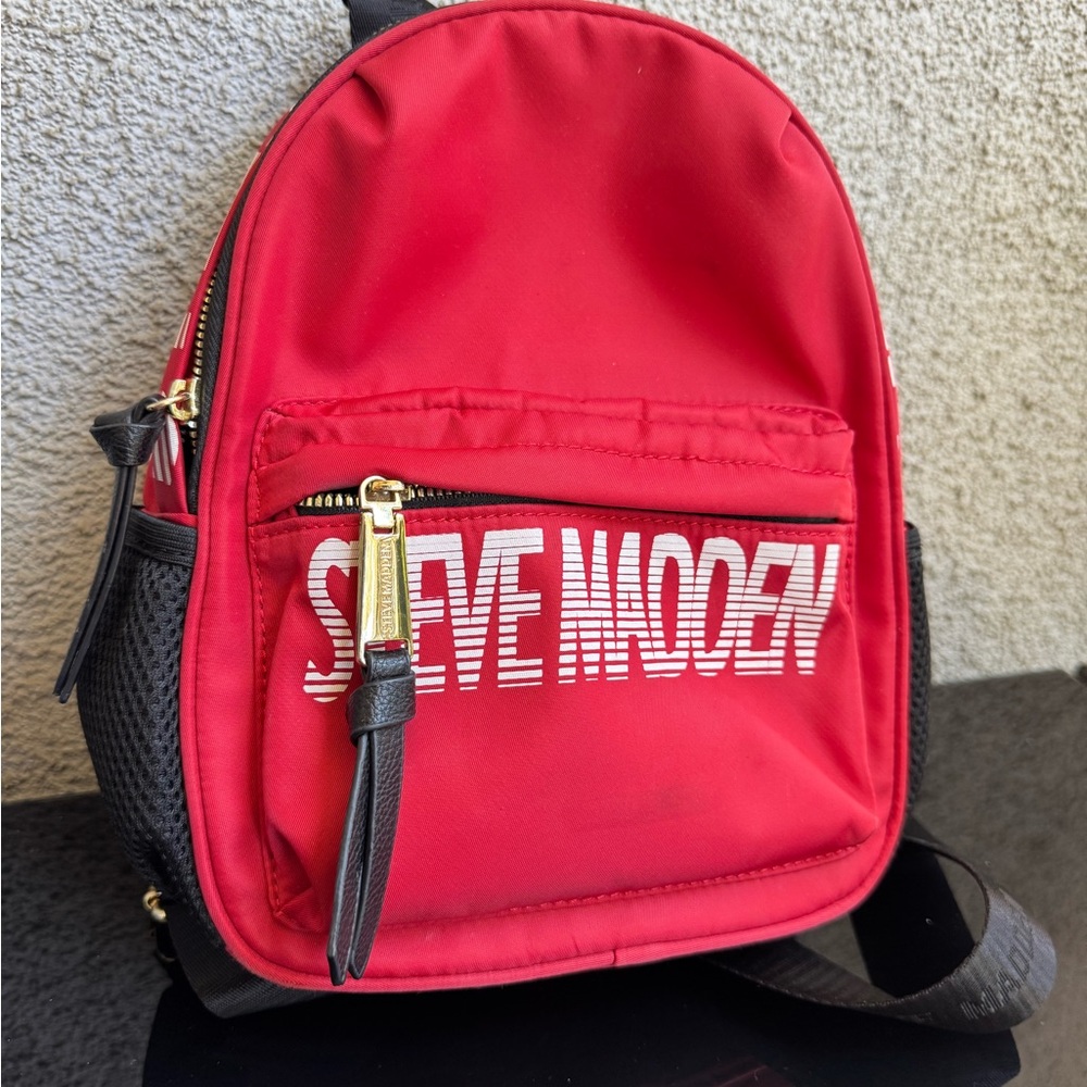 Steve Madden Backpack with Leather Accents